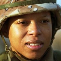 Black Female Soldier