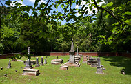 The graves of family members are marked in Coffee Cemetery in Florence, Ala., but those of their slaves are not. The graves of family members are marked in Coffee Cemetery in Florence, Ala., but those of their slaves are not.