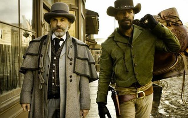 Christoph Waltz and Jamie Foxx in “Django Unchained.” Photo: The Weinstein Company