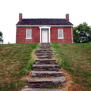 Rankin built these stairs to his house so that runaways slaves could easily get up the long hill. None of the 2000 slaves he helped to escape was ever captured there.