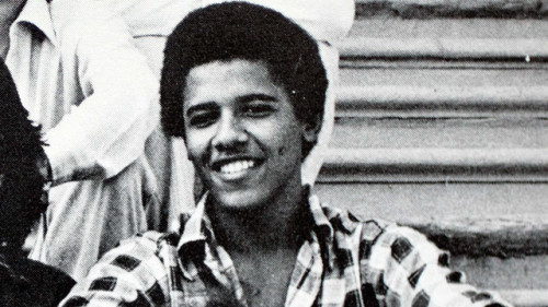Barack "Barry" Obama in a 1978 senior yearbook photo at the Punahou School, Honolulu, Hawaii. Punahoe Schools/AP Photo