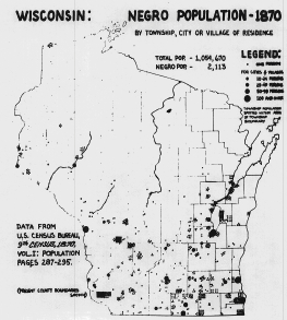 Black settlements in Wisconsin
