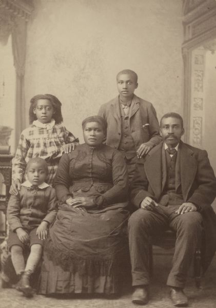 The Notley Henderson family (Courtesy of the Wisconsin Historical Society)