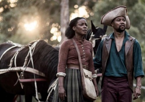 The "Book of Negroes" mini-series is based on a bestselling historical novel of the same name. The Book of Negroes itself is an actual document kept by the British Army during the Revolutionary War. Aunjanue Ellis and Cuba Gooding, Jr. star.
