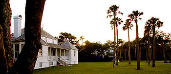 The owner's house on the Kingsley Plantation