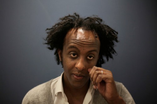 Ethiopian-born novelist Dinaw Mengetsu in 2010, when his book "How to Read the Air" was published. 