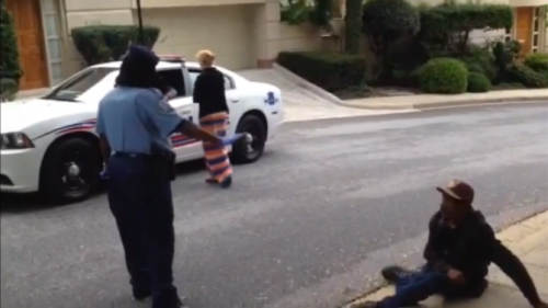 Jody Westby tells police, "please leave our neighborhood" after she sees them questioning her friend, who had done nothing wrong. 