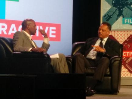 Van Jones and Jesse Jackson at South by Southwest.