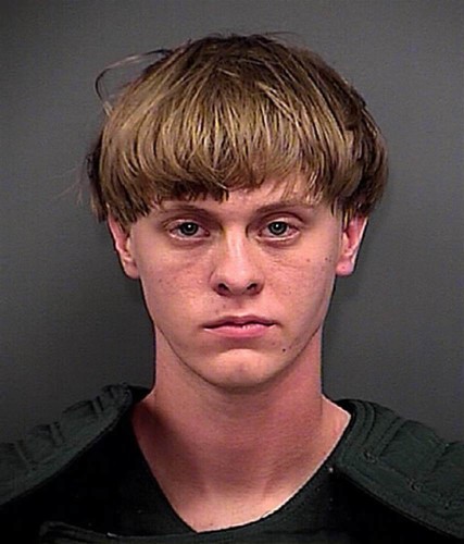Accused domestic terrorist Dylann Roof.