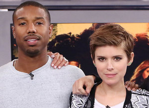 Michael B Jordan and Kate Mara, who play a brother and sister in "Fantastic Four"