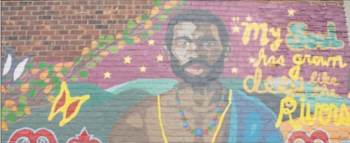 Mural of Jan Rodrigues in Harlem River Park
