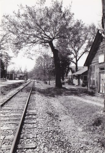The railroad in Hamilton, Georgia. Photo courtesy of Deborah Dawson.