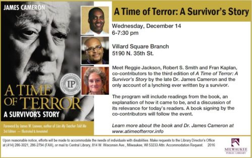 Meet Reggie Jackson, Robert S. Smith and Fran Kaplan, co-contributors to the third edition of A Time of Terror: A Survivor's Story 