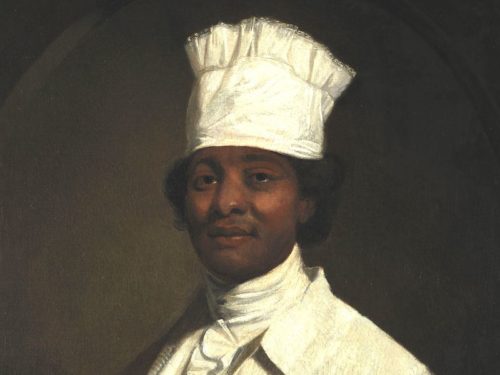 The Gilbert Stuart painting “Portrait of George Washington’s Cook” may depict Hercules, the first president’s famous chef. (Courtesy of Wikimedia Commons)
