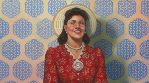 Henrietta Lacks (HeLa): The Mother of Modern Medicine” by Kadir Nelson, oil on linen, 2017. Collection of the Smithsonian National Portrait Gallery and National Museum of African American History and Culture, Gift from Kadir Nelson and the JKBN Group LLC.