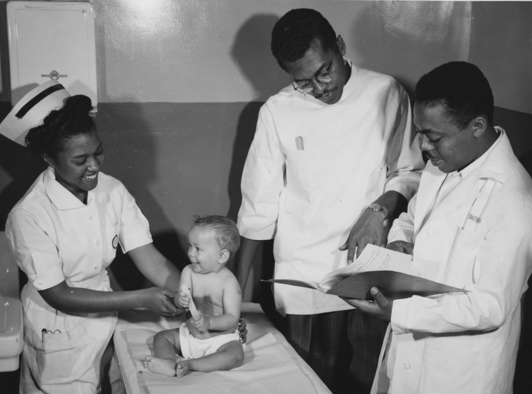 Meharry Medical College 1948 Meharry Medical College, a Historically Black College/University (HBCU) in 1948. HBCUs have played an historical role in enhancing equal educational opportunity for all students.
More than 80% of all black Americans who received degrees in medicine and dentistry were trained at the two traditionally black institutions of medicine and dentistry: Howard University and Meharry Medical College. Today, these institutions still account for 19.7% of degrees awarded in medicine and dentistry to black students.