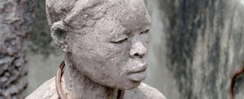 Slave memorial in Zanzibar