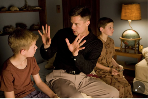 Tom Hanks movie Laramie Eppler, left, Brad Pitt and Tye Sheridan in “The Tree of Life.” Though the film is about a white family, the behind-the-scenes talent would satisfy Oscar rules for diversity.Credit...Fox Searchlight Pictures