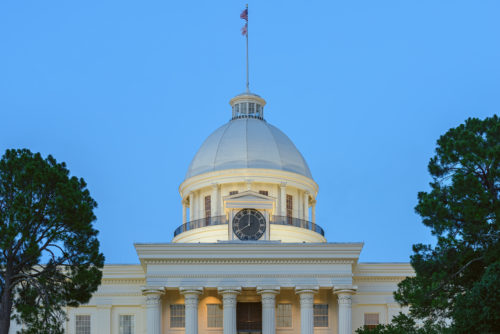 Alabama Capitol Building
Photo: LightInThisWorld (Shutterstock)
