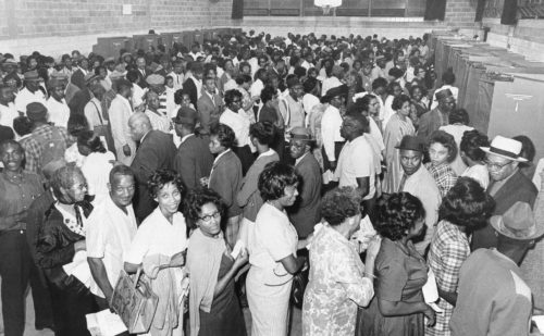 Black-Votes-in-Alabama-1966 1000 African-American voters in Alabama