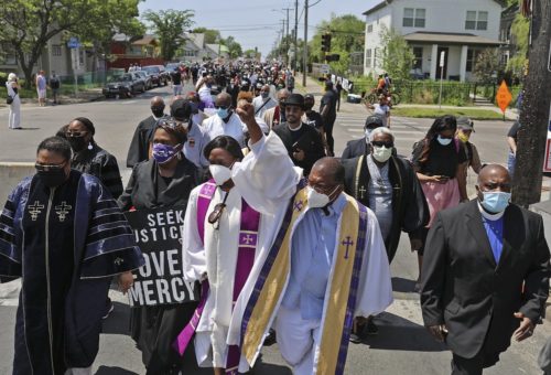 Churches protest