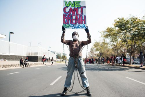 EFF protest