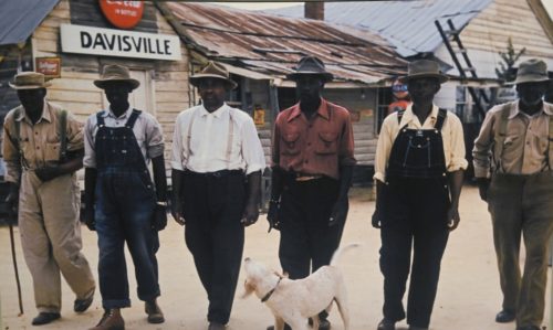 Some of the men who were victims of the Tuskegee syphilis study. (Tuskegee Human and Civil Rights Multicultural Center)