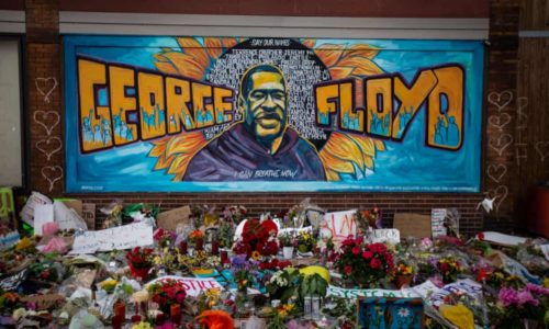 5521 George Floyd Mural