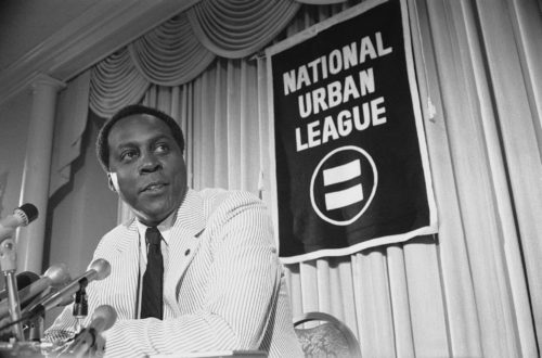 Vermon-Jordan Picture of Vermon Jordan at the National Urban League