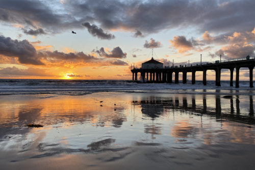 The Manhattan Beach Pier, Nov. 2019, for the "Photowalks" series