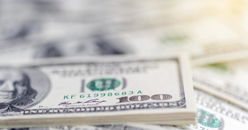 stack of the rich's money.