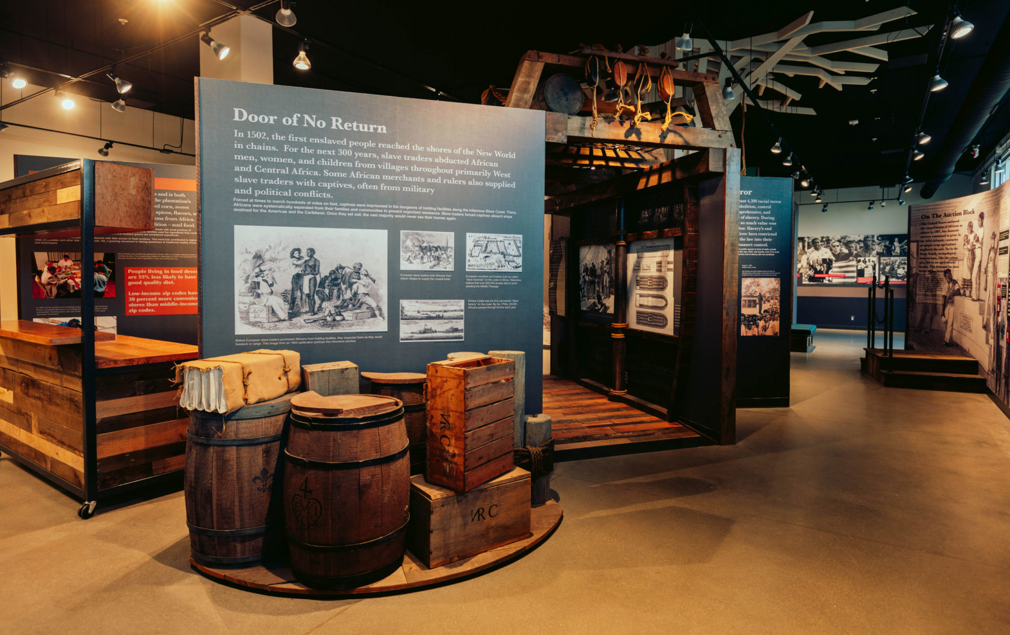 Door of No Return (MKE Mag Jarvis Lawson ) Middle Passage Exhibit: The Door of No Return (Jarvis Lawson, MKE Magazine)