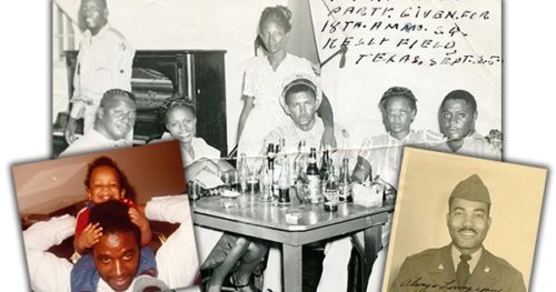 Collage of photos from The Black Male Archive