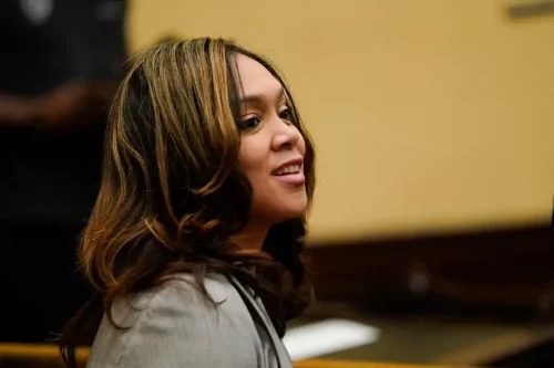 69687d3d971082366c3ab0d2605288e0 Maryland State Attorney Marilyn Mosby at the mayor's State of the City address in April. (Julio Cortez/AP)