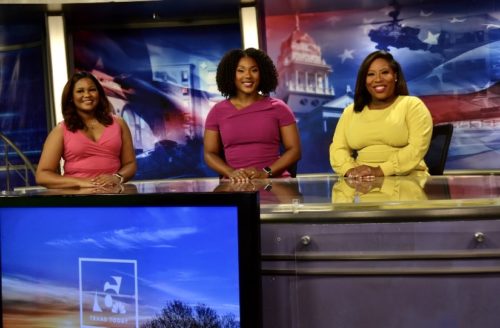 KCEN's news team now consists of meteorologist Ashley Carter and co-anchors Taheshah Moise and Jasmin Caldwell (courtesy of Jasmin Caldwell)