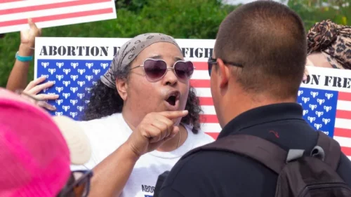 michelle-colon Michelle Colón, the executive director of SHERo Mississippi, at an abortion rights rally in Jackson, Miss. (SHERo Mississippi)
