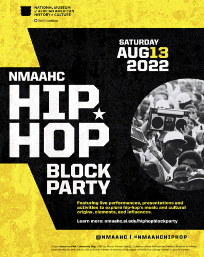 National Museum of African American History and Culture will host an all-day virtual and in-person celebration of hip hop and rap (NMAAHC)