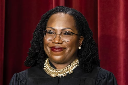 Justice Ketanji Brown Jackson's first opinion was part of a decision released Monday.Eric Lee / Bloomberg via Getty Images file
