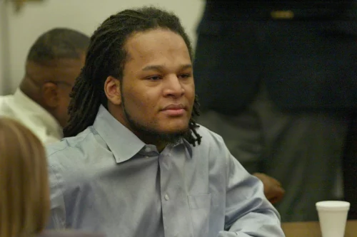 221121-kevin-johnson-death-penalty-mjf-1039-f35130 Kevin Johnson at the Clayton Courthouse in Clayton, Mo., on Apr. 3, 2007. (F. Brian Ferguson / Pool/AP file)