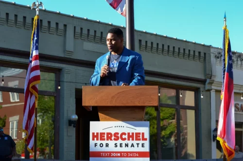 FdmfA6IX0AAbM_b The Georgia senatorial race between Herschel Walker and Raphael Walker Warnock led to a runoff. (@HerschelWalker/Twitter)