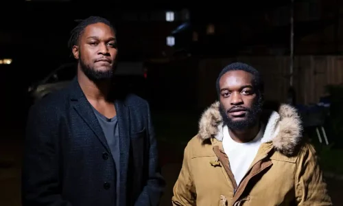 Brothers Dijon (left) and Liam Joseph received compensation for being arrested after racial profiling (Linda Nylind/The Guardian)