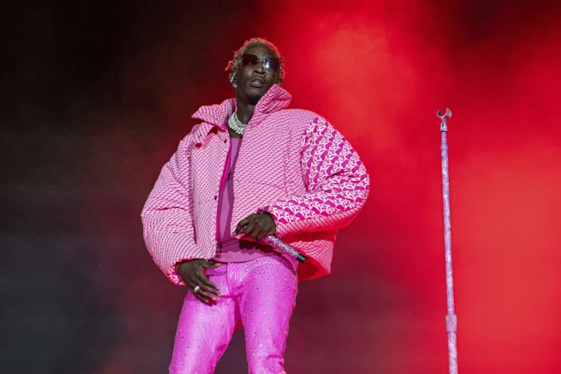 Young Thug performing