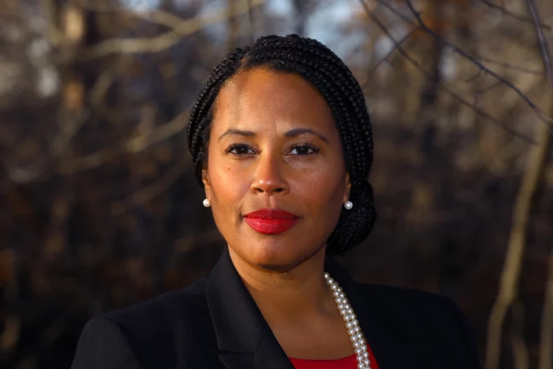 The president of the NAACP Boston chapter Tanisha Sullivan