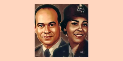 Army Lt. Gen. Arthur J. Gregg and Army Lt. Col. Charity Adams. (The Naming Commission)