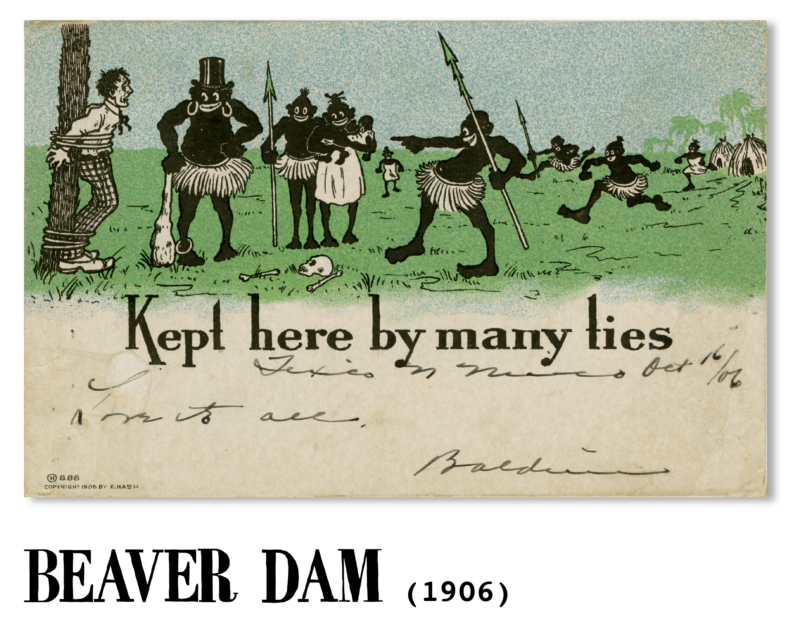 Kept Here postcard - Beaver Dam, WI