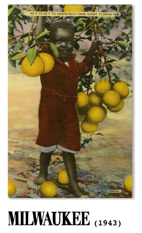H'ep Yo's'f To Grapefruit postcard - Milwaukee, WI