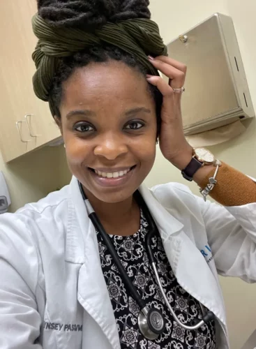 "Being a Black veterinarian, there is a constant challenge of always having to prove yourself," the author writes. (LYNSEY PASCHAL)