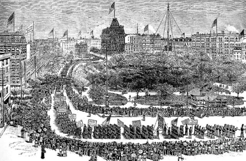 The first Lador Day parade in New York City (Wikimedia Commons)
