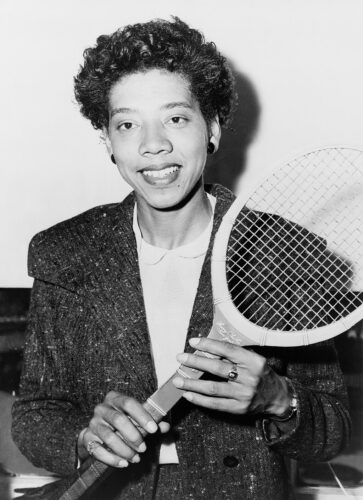 Althea Gibson in 1956 by Fred Palumbo
