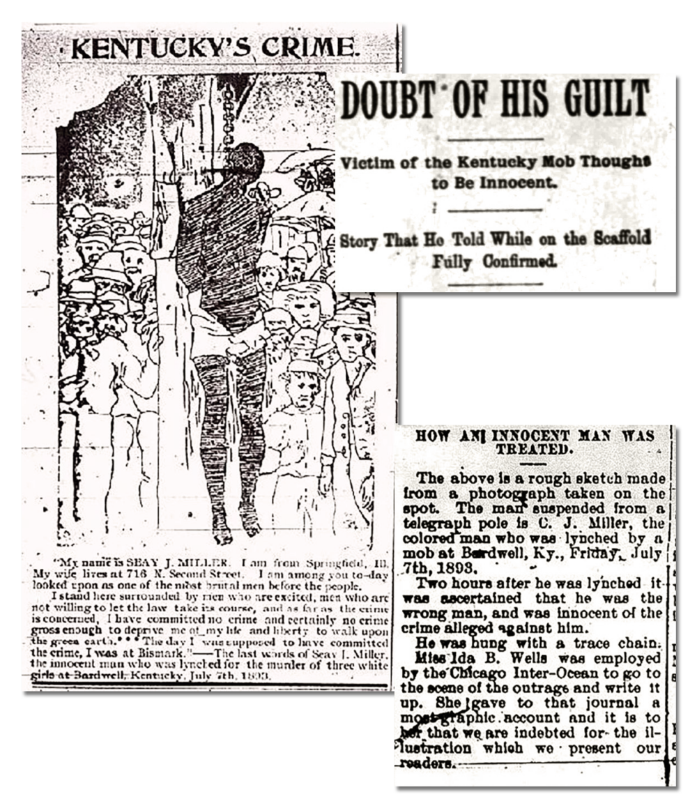"Kentucky's Crime." News clippings from the Richmond Planet. Aug 26, 1893